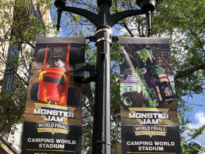 Pole Banners - Monster Jam